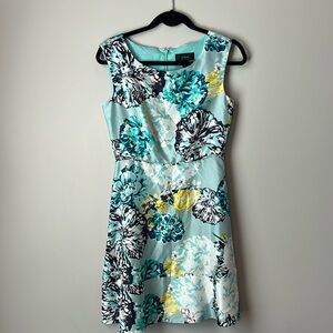 J Crew Blue Floral Dress